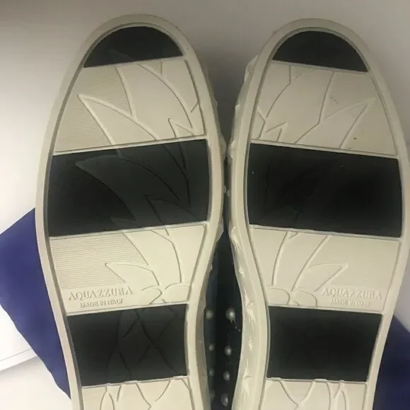 Aquazurra Cosmic Pearls Blue Slip On Sneaker US 6 - Picture 7 of 7